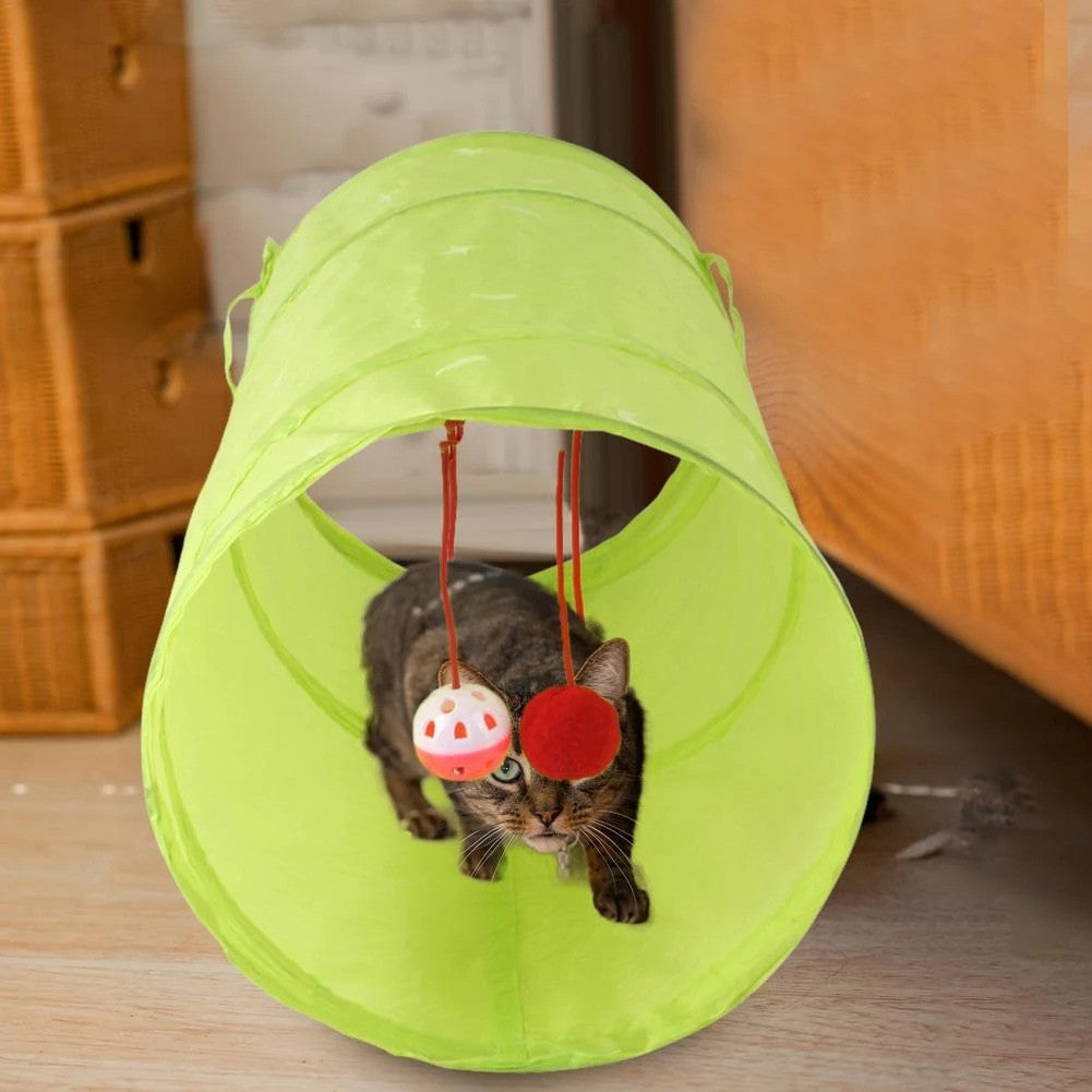 Tunel Interactivo Plegable Para Gatos 50