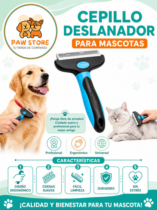Cepillo deslanador de mascotas