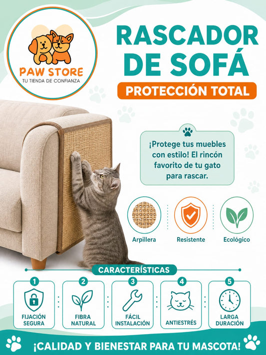 Rascador de sofa para gato