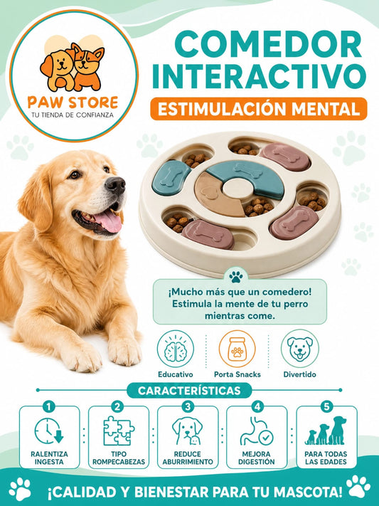 Comedor interactivo para mascotas