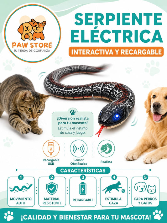 Juguete de serpiente electrico mascotas